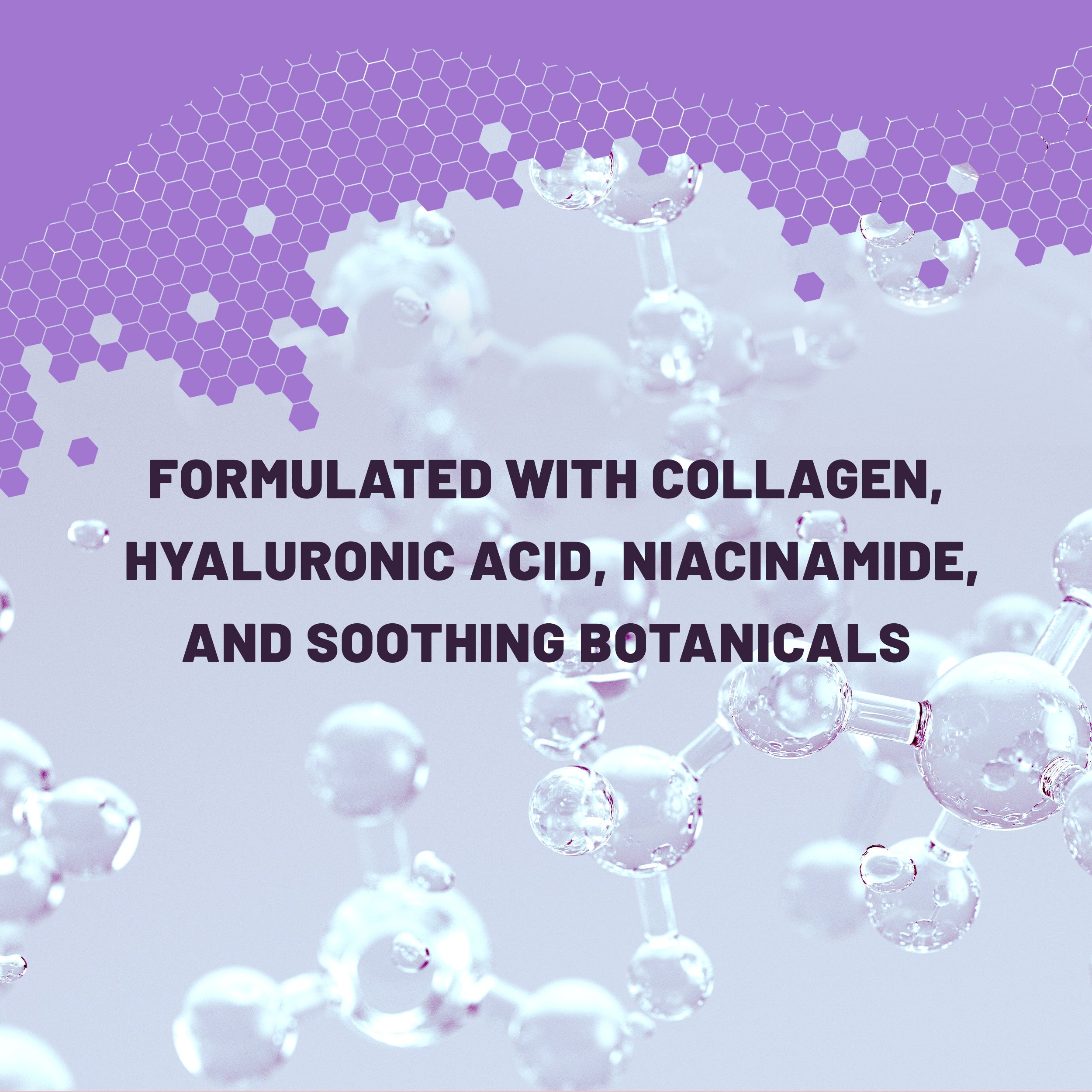 Bio-Collagen Overnight Face Mask, Hydrating & Nourishing Sheet Mask with Collagen, Hyaluronic Acid & Niacinamide, 6 masks